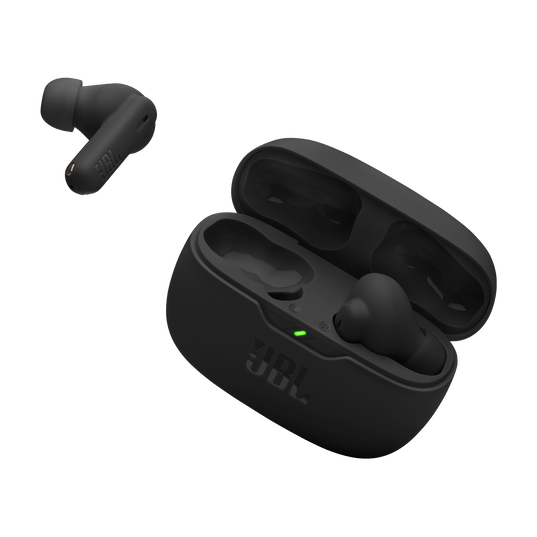 JBL Vibe Beam 2 - Black - True Wireless Noise Cancelling Earbuds - Detailshot 2